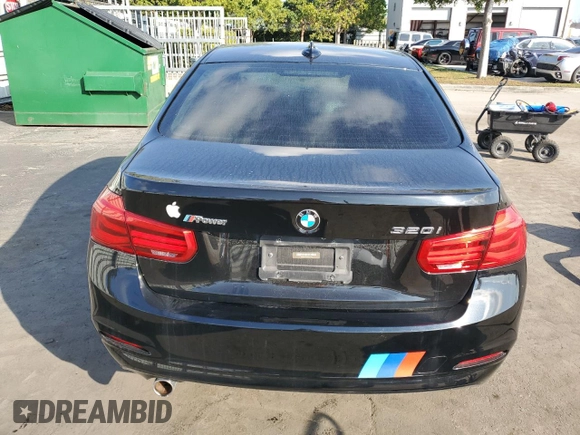 2018 BMW 3 Series 320i with VIN WBA8A9C50JAH13133, listed as a Copart auction lot 85004704 with 54,898 mi miles and Salvage Title. Bid and sale history available at carsss.com. Image 6.