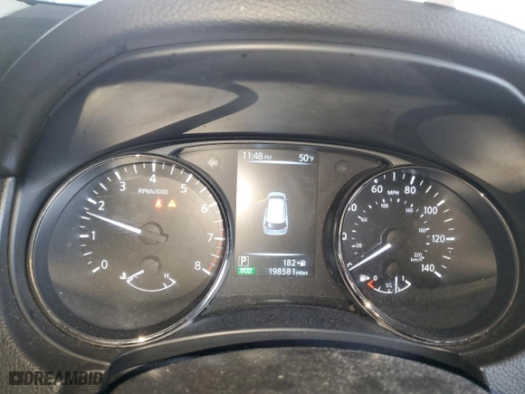 2017 Nissan Rogue SL with VIN JN8AT2MT1HW142706, listed as a Copart auction lot 44895235 with 198,581 mi miles and Salvage Title. Bid and sale history available at carsss.com. Image 9.