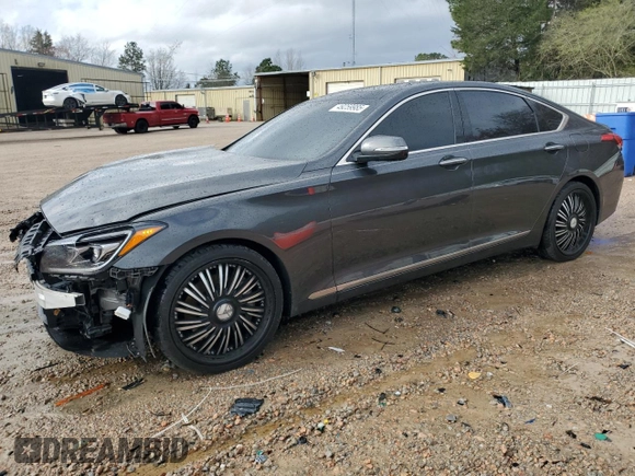 2018 Genesis G80 3.8L с VIN KMHGN4JE2JU239749, выставлен на аукционе Copart как лот 49259985 с пробегом 71 486 миль миль и Списание • Salvage title. История ставок и продаж доступна на DreamBid. Изображение 1.