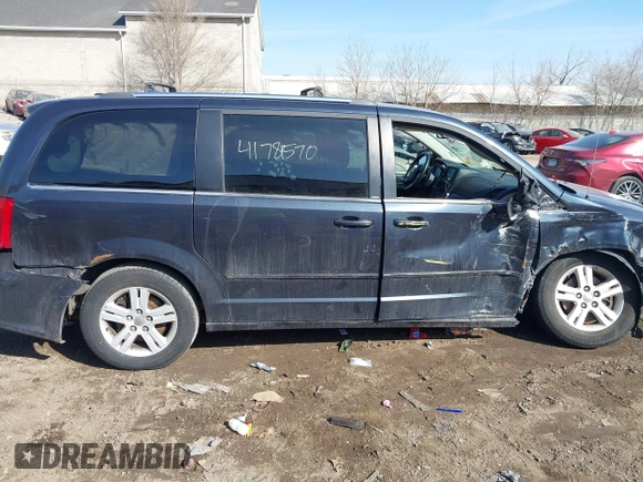 2013 Dodge Grand Caravan Crew with VIN 2C4RDGDG8DR795483, listed as a IAAI auction lot 41781570 with 188,098 mi miles and . Bid and sale history available at DreamBid. Image 6.