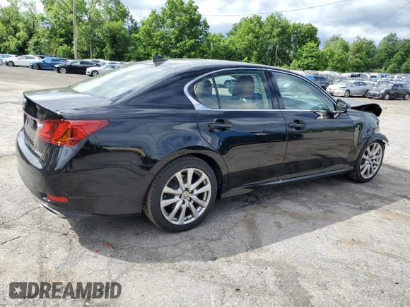 2015 Lexus GS 350 with VIN JTHCE1BL2FA000272, listed as a Copart auction lot 59845004 with 113,246 mi miles and Salvage Title. Bid and sale history available at carsss.com. Image 3.