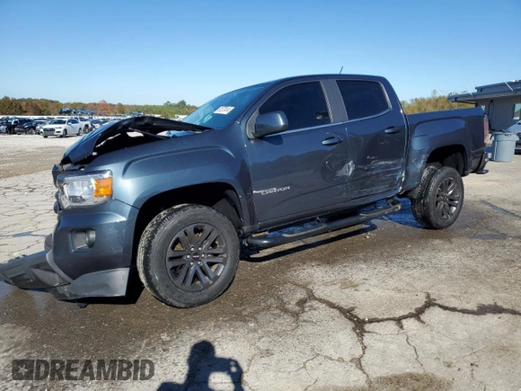 2020 GMC Canyon 2WD SLE with VIN 1GTG5CEN7L1172241, listed as a Copart auction lot 81272414 with 0 mi miles and Salvage Title. Bid and sale history available at carsss.com. Image 1.