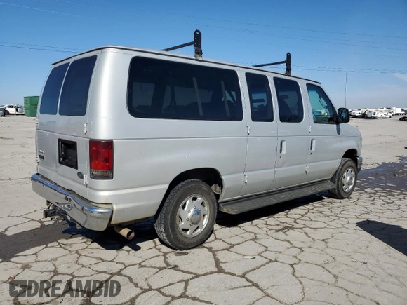 2008 Ford Econoline Passenger XL with VIN 1FMNE11L98DB45835, listed as a Copart auction lot 46355145 with 3,226,822 mi miles and Salvage title. Bid and sale history available at DreamBid. Image 3.