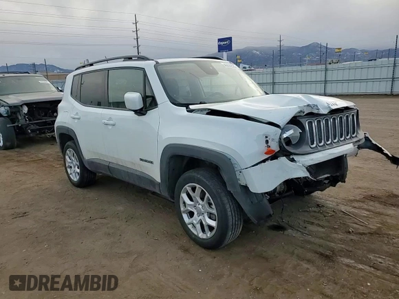 2017 Jeep Renegade Latitude with VIN ZACCJBBB5HPE43951, listed as a Copart auction lot 46699525 with 55,751 mi miles and Salvage Title. Bid and sale history available at carsss.com. Image 11.
