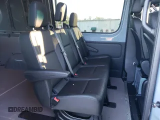 2024 Mercedes-Benz Sprinter Cargo with VIN W1W4NBHY6RP664787, listed as a Copart auction lot 89379995 with 1,366 mi miles and Salvage Title. Bid and sale history available at carsss.com. Image 10.