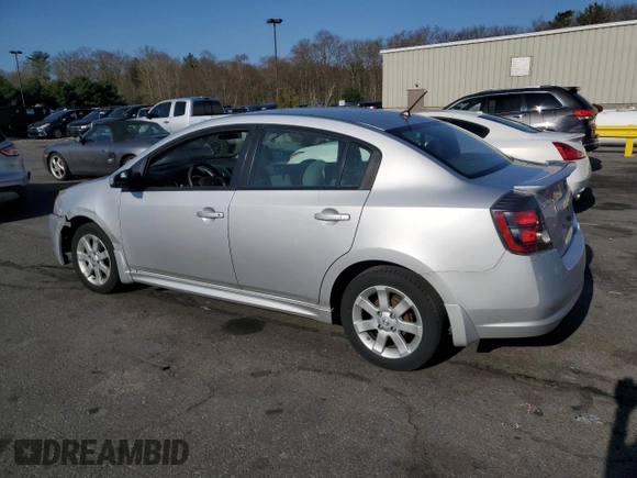 2011 Nissan Sentra SR with VIN 3N1AB6AP8BL674922, listed as a Copart auction lot 54517565 with 110,202 mi miles and Salvage title. Bid and sale history available at DreamBid. Image 2.