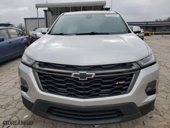 2022 Chevrolet Traverse RS with VIN 1GNERJKW0NJ138763, listed as a Copart auction lot 87324044 with 55,558 mi miles and Salvage Title. Bid and sale history available at carsss.com. Image 5.