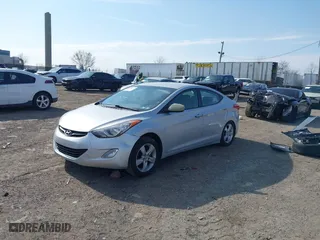 2012 Hyundai Elantra GLS with VIN KMHDH4AE1CU308265, listed as a IAAI auction lot 41898417 with 70,218 mi miles. Bid and sale history available at carsss.com. Image 2.
