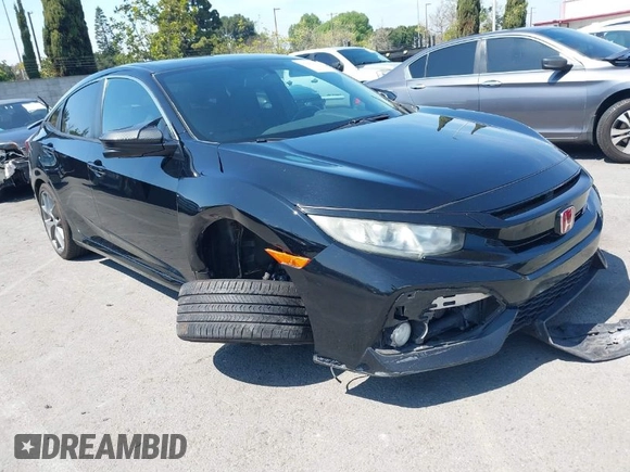 2017 Honda Civic Sedan Si with VIN 2HGFC1E54HH707557, listed as a IAAI auction lot 41883442 with 115,835 mi miles. Bid and sale history available at carsss.com. Image 1.