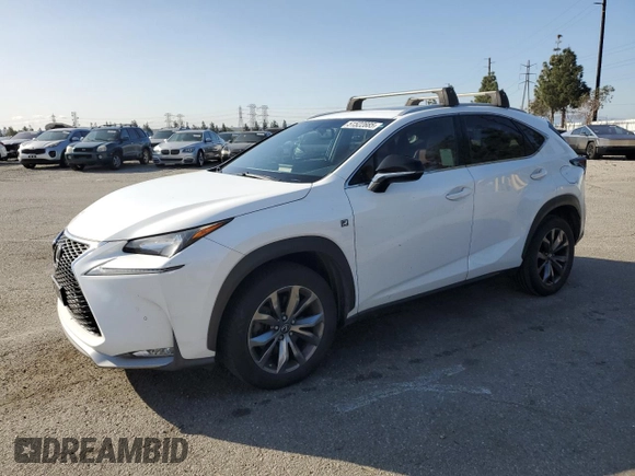 2016 Lexus NX 200t with VIN JTJYARBZ2G2046702, listed as a Copart auction lot 51522885 with 155,410 mi miles and Salvage Title. Bid and sale history available at carsss.com. Image 1.