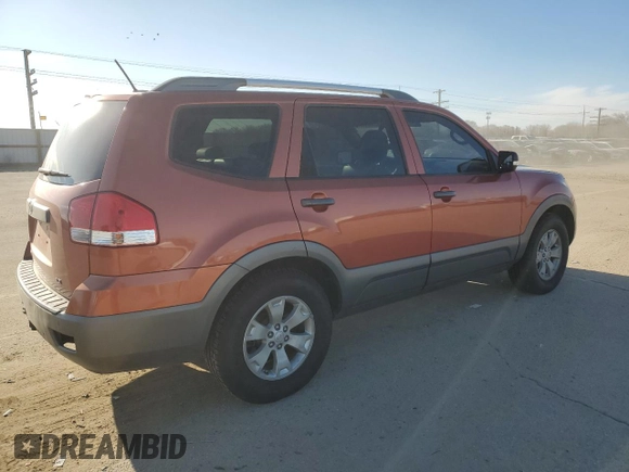 2009 Kia Borrego EX with VIN KNDJH741995027674, listed as a Copart auction lot 42526135 with 118,135 mi miles and Salvage Title. Bid and sale history available at DreamBid. Image 3.