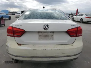 2013 Volkswagen Passat TDI SE with VIN 1VWBN7A33DC114796, listed as a Copart auction lot 86446374 with 111,820 mi miles and Clean Title. Bid and sale history available at carsss.com. Image 6.
