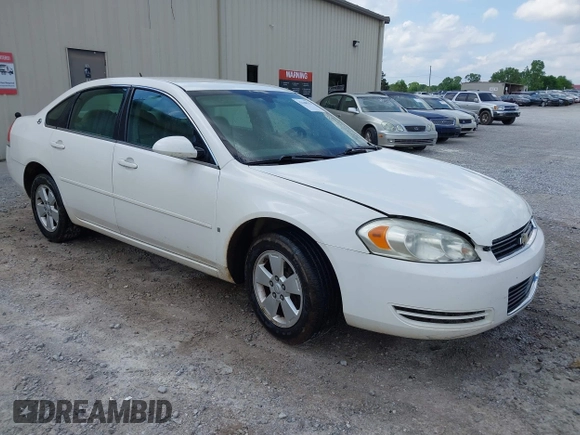 2008 Chevrolet Impala LT with VIN 2G1WT58K889164045, listed as a IAAI auction lot 42148113 with 191,123 mi miles and . Bid and sale history available at DreamBid. Image 1.
