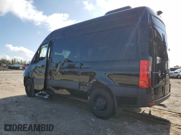 2024 Mercedes-Benz Sprinter with VIN W1Z4NFHY1RP657272, listed as a Copart auction lot 60140344 with Not Provided miles and Salvage Title. Bid and sale history available at DreamBid. Image 2.