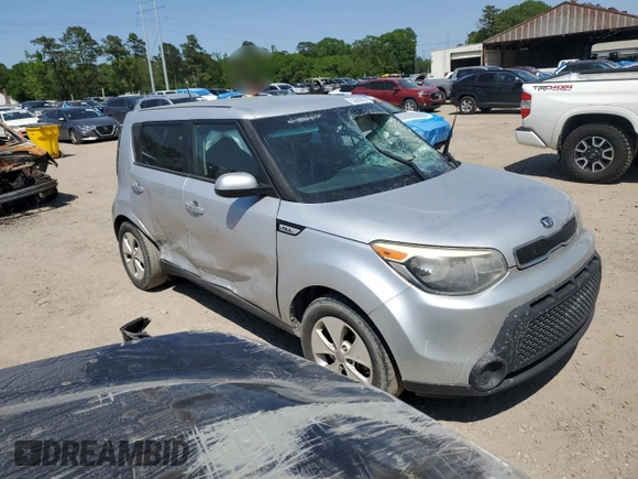 2015 Kia Soul with VIN KNDJN2A25F7770258, listed as a Copart auction lot 52950605 with 202,669 mi miles and Salvage Title. Bid and sale history available at carsss.com. Image 4.
