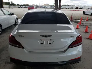 2020 Genesis G70 2.0T with VIN KMTG34LA5LU059898, listed as a Copart auction lot 46987825 with 38,166 mi miles and Salvage title. Bid and sale history available at DreamBid. Image 6.