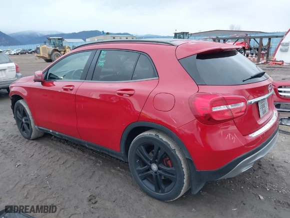 2015 Mercedes-Benz GLA-Class GLA 250 with VIN WDCTG4GB8FJ077140, listed as a IAAI auction lot 41185183 with NaN miles. Bid and sale history available at carsss.com. Image 3.