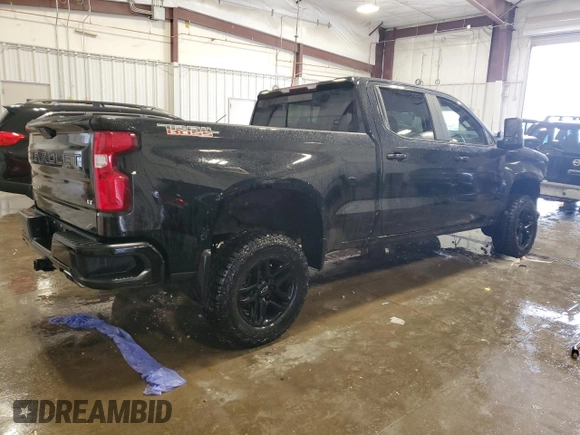 2021 Chevrolet Silverado 1500 LT Trail Boss with VIN 1GCPYFEL4MZ105042, listed as a Copart auction lot 47009735 with Not Provided miles and Non Repairable. Bid and sale history available at DreamBid. Image 3.