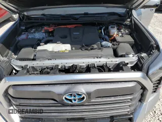 2023 Toyota Tundra Limited Hybrid with VIN 5TFJC5DB1PX028931, listed as a Copart auction lot 71593354 with 21,887 mi miles and Salvage title. Bid and sale history available at DreamBid. Image 12.