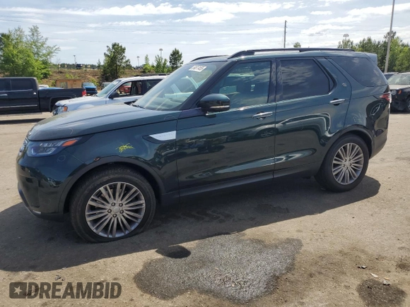2017 Land Rover Discovery HSE Luxury z VIN SALRHBBV0HA037312, wystawiony jako Copart lot #54817455 z przebiegiem 62 839 mil mil oraz Szkoda całkowita • Salvage title. Historia ofert i sprzedaży dostępna na DreamBid. Obrazek 1.
