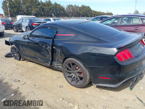 2016 Ford Mustang V6 with VIN 1FA6P8AMXG5222893, listed as a IAAI auction lot 41754837 with 52,892 mi miles and . Bid and sale history available at carsss.com. Image 3.