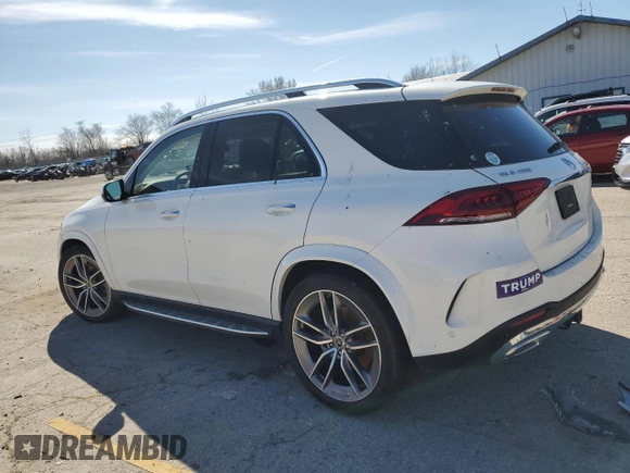 2022 Mercedes-Benz GLE 450 with VIN 4JGFB5KBXNA645994, listed as a Copart auction lot 50498785 with 41,047 mi miles and Salvage title. Bid and sale history available at DreamBid. Image 2.