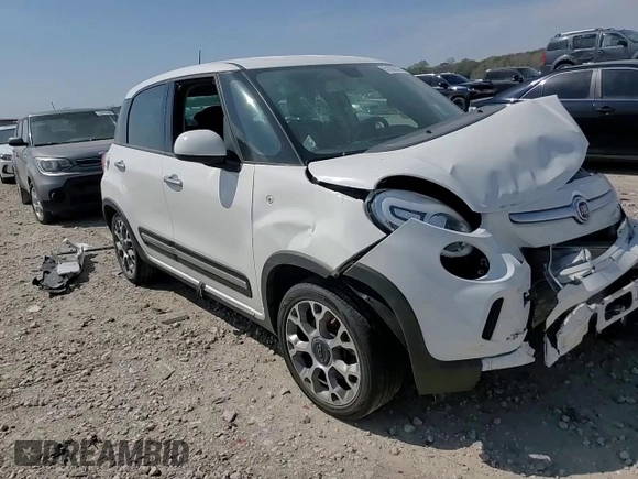 2014 FIAT 500L Trekking with VIN ZFBCFADH4EZ010067, listed as a Copart auction lot 51800935 with Not provided miles and Salvage title. Bid and sale history available at DreamBid. Image 11.