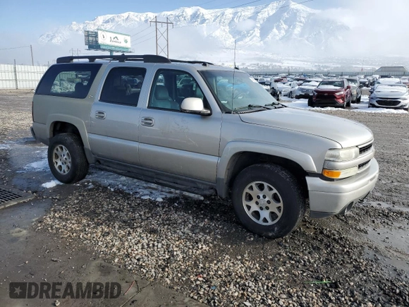 2004 Chevrolet Suburban Z71 with VIN 3GNFK16Z74G314849, listed as a Copart auction lot 46052385 with 200,673 mi miles and Salvage Title. Bid and sale history available at carsss.com. Image 4.