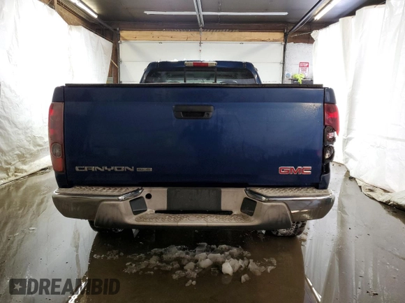 2005 GMC Canyon SLE Z71 with VIN 1GTDT196X58146680, listed as a Copart auction lot 88249155 with 0 mi miles and Salvage Title. Bid and sale history available at carsss.com. Image 6.