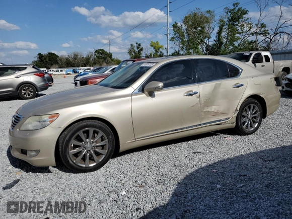 2011 Lexus LS 460 z VIN JTHBL5EF4B5103078, wystawiony jako Copart lot #51005735 z przebiegiem 131 493 mil mil oraz Szkoda całkowita • Salvage title. Historia ofert i sprzedaży dostępna na DreamBid. Obrazek 1.