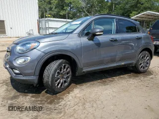 2018 FIAT 500X Trekking z VIN ZFBCFXCB7JP646827, wystawiony jako Copart lot #58987204 z przebiegiem 99 291 mil mil oraz Szkody całkowita. Historia ofert i sprzedaży dostępna na DreamBid. Obrazek 1.