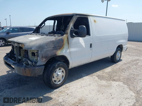 2013 Ford Econoline Cargo Commercial with VIN 1FTNE1EW6DDA69266, listed as a IAAI auction lot 42040253 with Not provided miles and . Bid and sale history available at DreamBid. Image 2.