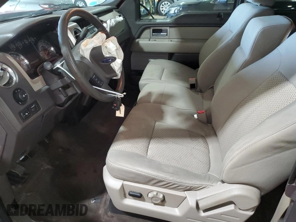 2010 Ford F-150 XL with VIN 1FTEX1E83AFC42916, listed as a Copart auction lot 50404535 with 130,903 mi miles and Salvage Title. Bid and sale history available at carsss.com. Image 7.