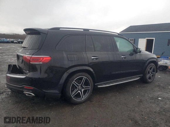 2023 Mercedes-Benz GLS with VIN 4JGFF8GE8PB022119, listed as a Copart auction lot 82286924 with 23,987 mi miles and Salvage Title. Bid and sale history available at carsss.com. Image 3.