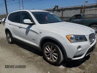 2013 BMW X3 xDrive28i with VIN 5UXWX9C57D0D08744, listed as a Copart auction lot 55145795 with 132,974 mi miles and Clean Title. Bid and sale history available at carsss.com. Image 4.