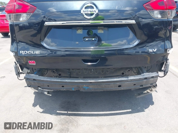 2017 Nissan Rogue S with VIN KNMAT2MT9HP574966, listed as a IAAI auction lot 42128575 with 203,079 mi miles and . Bid and sale history available at DreamBid. Image 6.