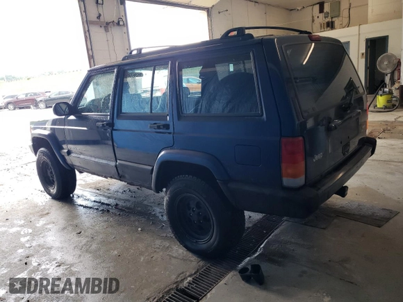 2001 Jeep Cherokee Sport with VIN 1J4FF48S81L620370, listed as a Copart auction lot 61663745 with 158,512 mi miles and Clean title. Bid and sale history available at DreamBid. Image 2.