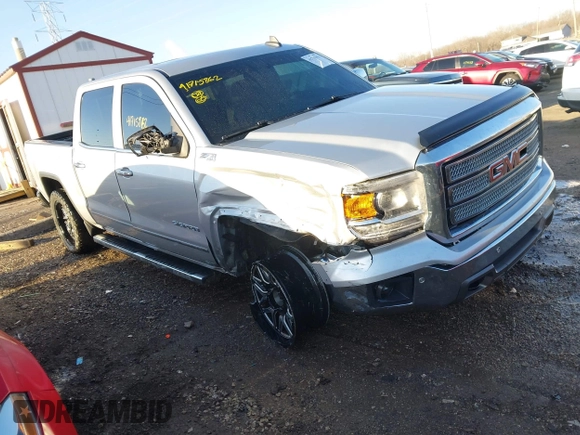 2015 GMC Sierra 1500 SLT with VIN 3GTU2VECXFG468530, listed as a IAAI auction lot 41715862 with 164,322 mi miles and . Bid and sale history available at DreamBid. Image 1.