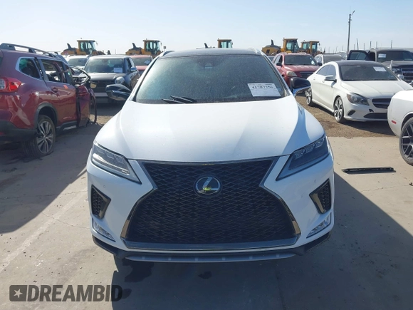 2020 Lexus RX with VIN 2T2YZMDA7LC253891, listed as a IAAI auction lot 41787756 with 24,686 mi miles. Bid and sale history available at carsss.com. Image 12.