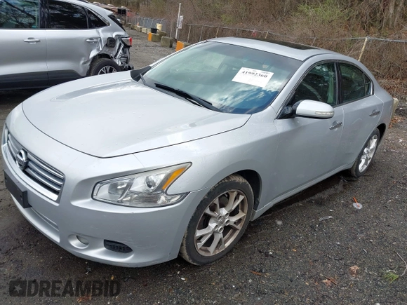 2013 Nissan Maxima S with VIN 1N4AA5AP0DC838596, listed as a IAAI auction lot 41992360 with 117,096 mi miles and . Bid and sale history available at DreamBid. Image 18.