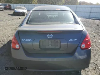 2008 Nissan Maxima 3.5 SE with VIN 1N4BA41E68C829338, listed as a Copart auction lot 76706714 with 0 mi miles and Salvage Title. Bid and sale history available at carsss.com. Image 6.