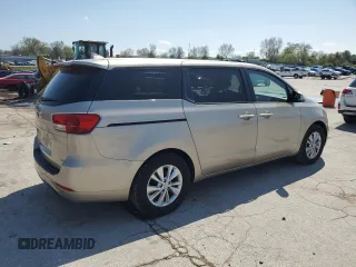 2017 Kia Sedona LX with VIN KNDMB5C17H6228387, listed as a Copart auction lot 51953475 with 131,202 mi miles and Salvage Title. Bid and sale history available at carsss.com. Image 3.