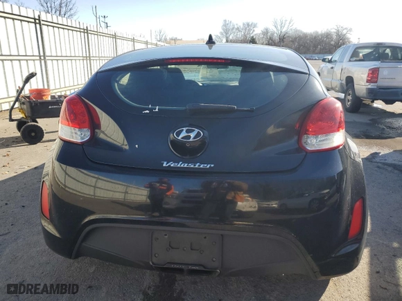 2015 Hyundai Veloster with VIN KMHTC6AD0FU229154, listed as a Copart auction lot 49070635 with 135,790 mi miles and Salvage Title. Bid and sale history available at carsss.com. Image 6.