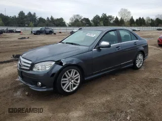 2008 Mercedes-Benz C 300 Sport with VIN WDDGF81X48F054813, listed as a Copart auction lot 54304575 with 93,723 mi miles and Salvage title. Bid and sale history available at DreamBid. Image 1.