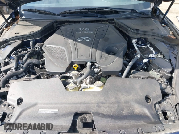 2021 Infiniti Q60 Luxe with VIN JN1EV7KK7MM411041, listed as a IAAI auction lot 42047041 with 26,562 mi miles and . Bid and sale history available at DreamBid. Image 10.