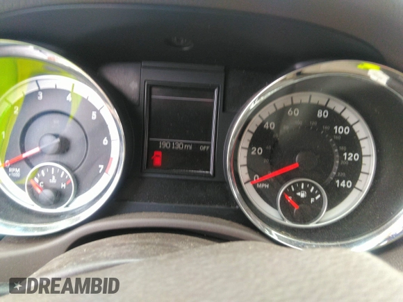 2013 Dodge Durango SXT with VIN 1C4RDHAG0DC694859, listed as a IAAI auction lot 40809655 with 190,130 mi miles and . Bid and sale history available at DreamBid. Image 7.