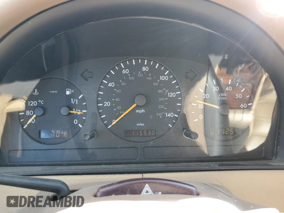 2003 Mercedes-Benz M-Class 3.7L with VIN 4JGAB57E33A414848, listed as a Copart auction lot 71852744 with 115,530 mi miles and Salvage Title. Bid and sale history available at carsss.com. Image 9.