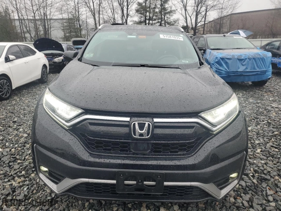 2020 Honda CR-V Touring with VIN 2HKRW2H98LH621837, listed as a Copart auction lot 51581035 with 76,973 mi miles and Salvage Title. Bid and sale history available at carsss.com. Image 5.
