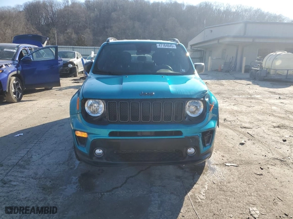 2021 Jeep Renegade Latitude with VIN ZACNJDBB8MPM64174, listed as a Copart auction lot 47184645 with 52,349 mi miles and Salvage Title. Bid and sale history available at carsss.com. Image 5.