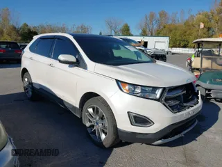 2017 Ford Edge Titanium with VIN 2FMPK4K83HBB56123, listed as a IAAI auction lot 40615928 with 100,453 mi miles. Bid and sale history available at carsss.com. Image 1.